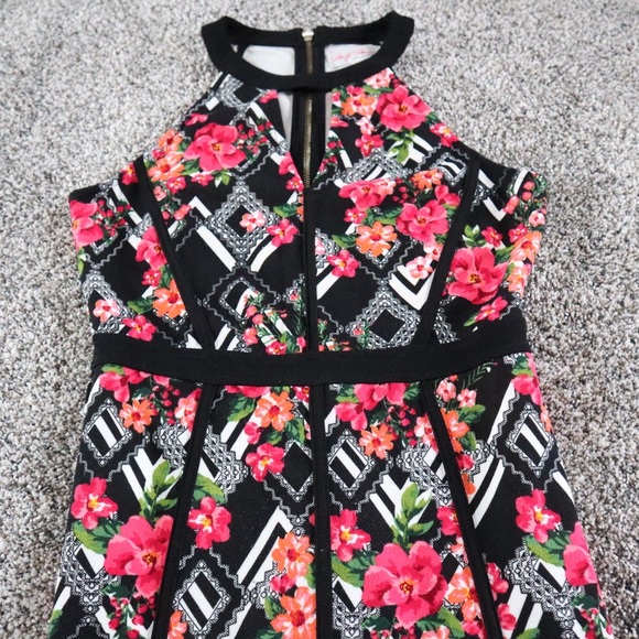 Marilyn Monroe floral Aztec print midi dress M - Picture 5 of 5